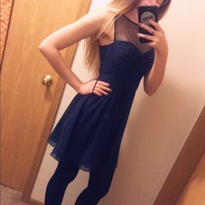 Dark blue cocktail dress